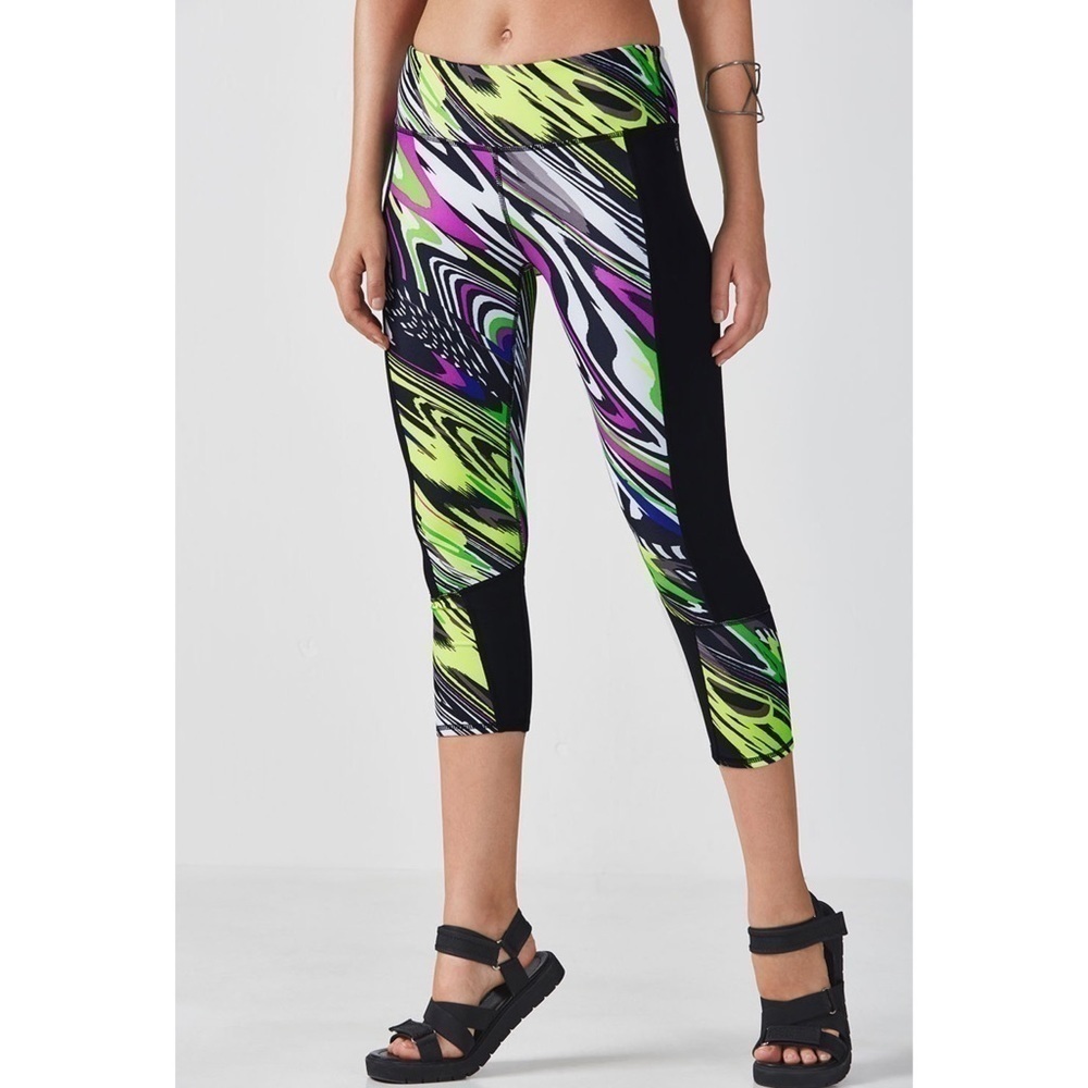 Fabletics Penzy Capri Legging Black Carnival Pants